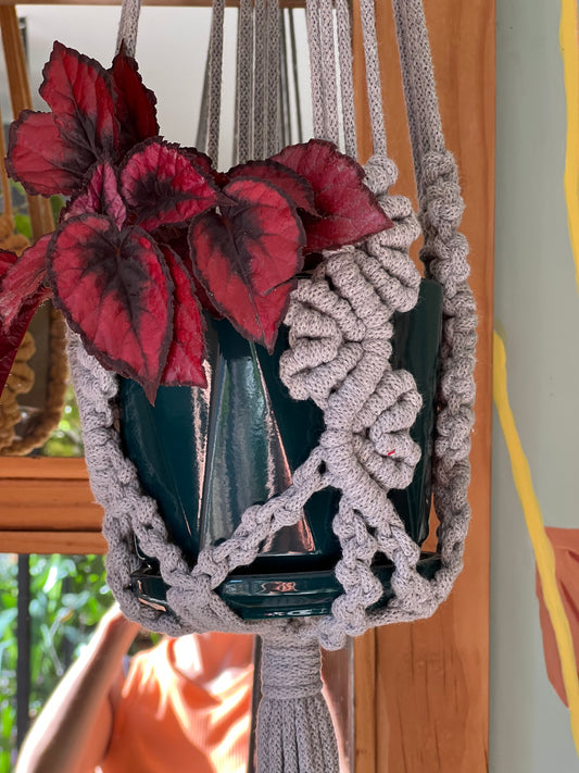 Colgante Macramé "flores" Algodón turco