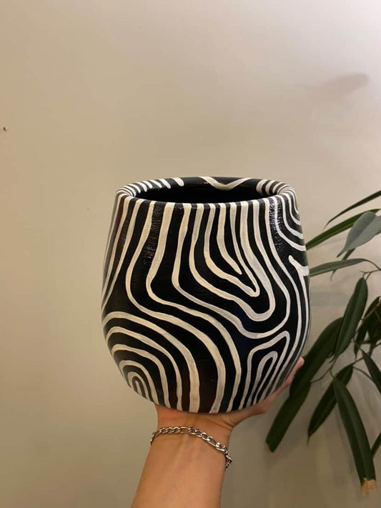 Maceta Animal Zebra