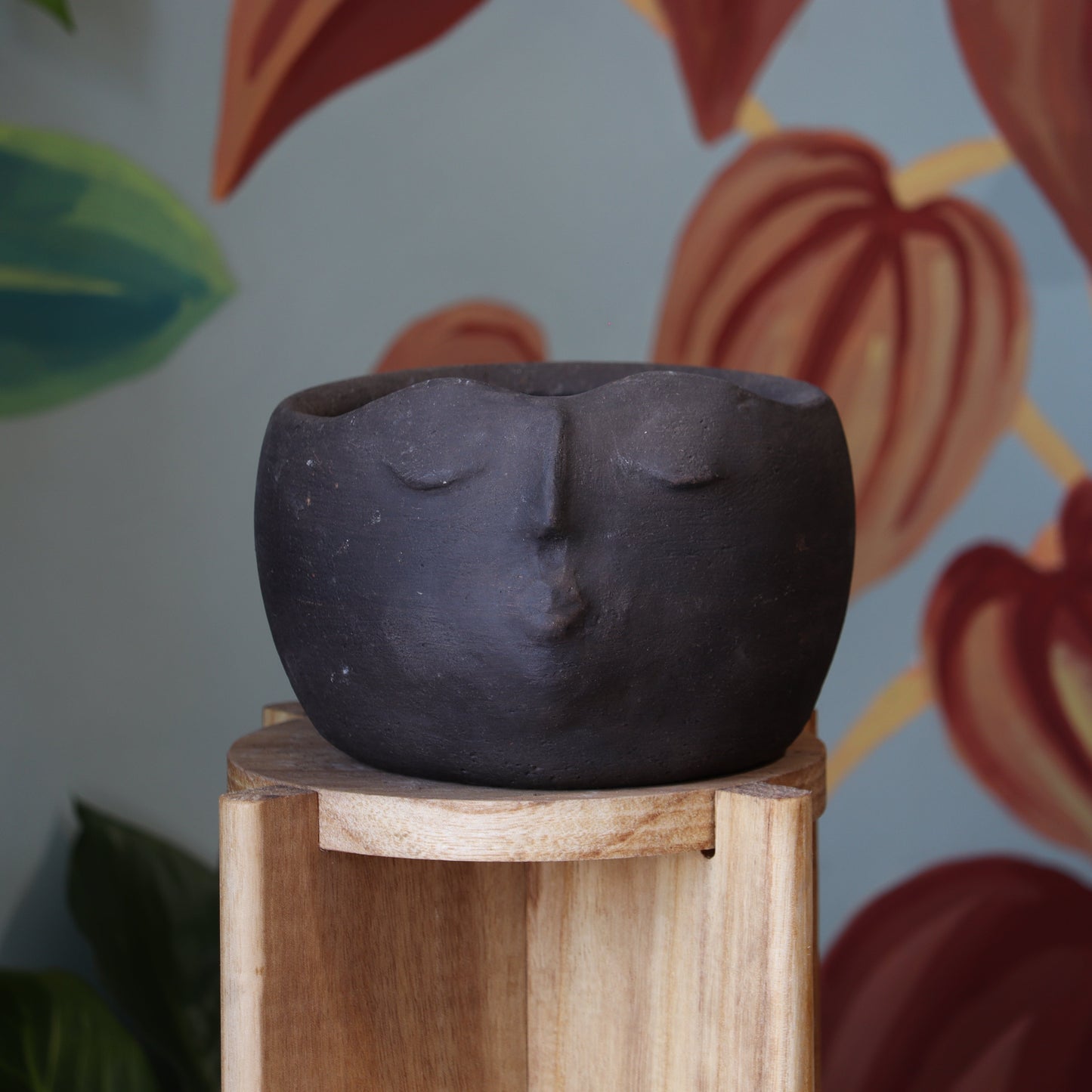 Macetero Volcánico Cara