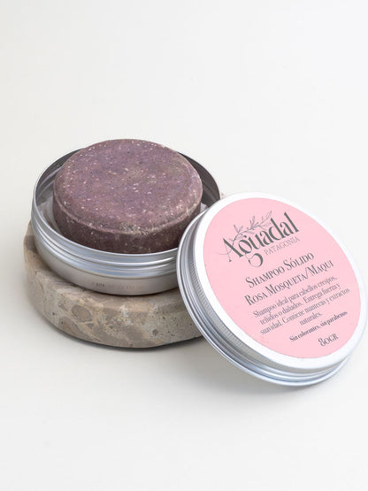 Champú Sólido Rosa Mosqueta / Maqui 80 gr