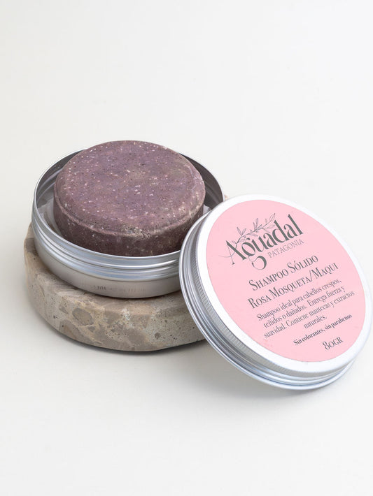 Champú Sólido Rosa Mosqueta / Maqui 80 gr