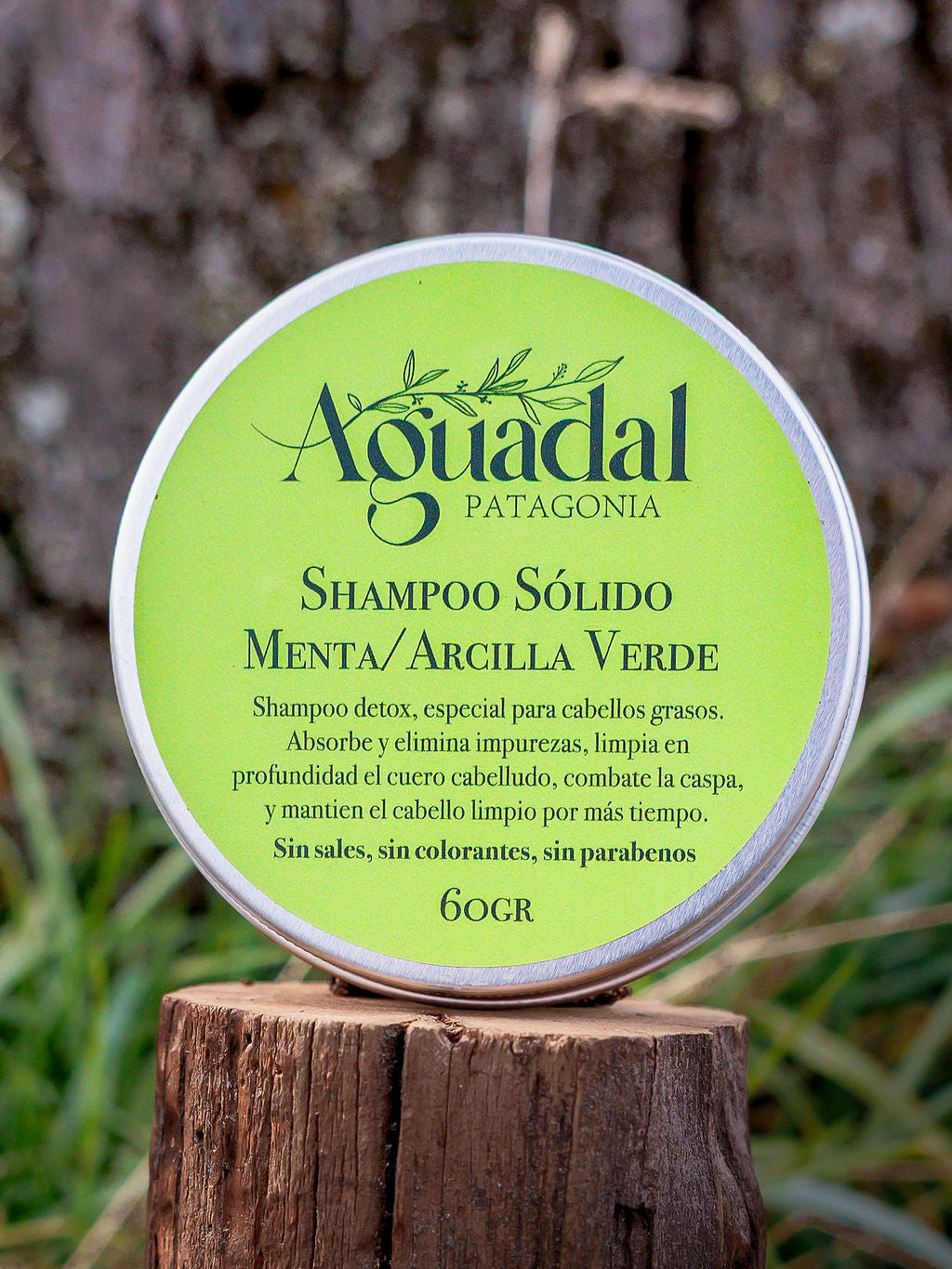 Champú Sólido Menta / Arcilla verde 80 gr