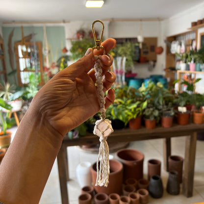 Amuleto Macramé Piedras
