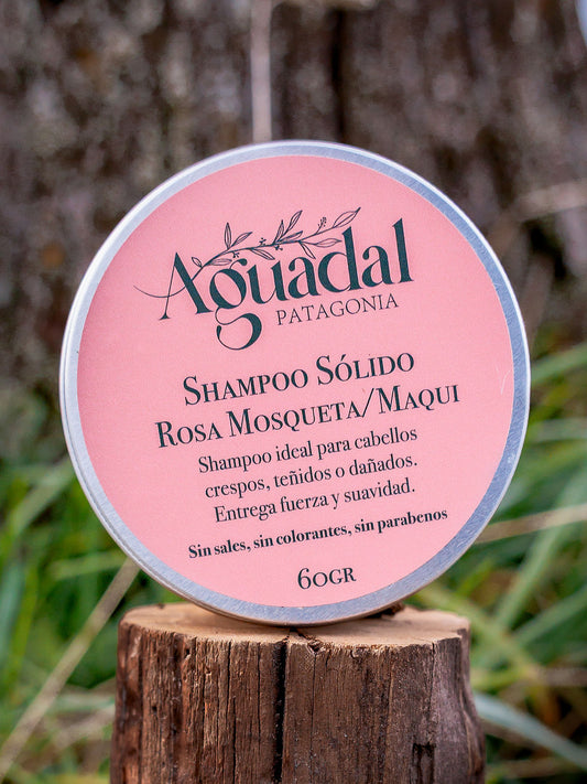Champú Sólido Rosa Mosqueta / Maqui 80 gr