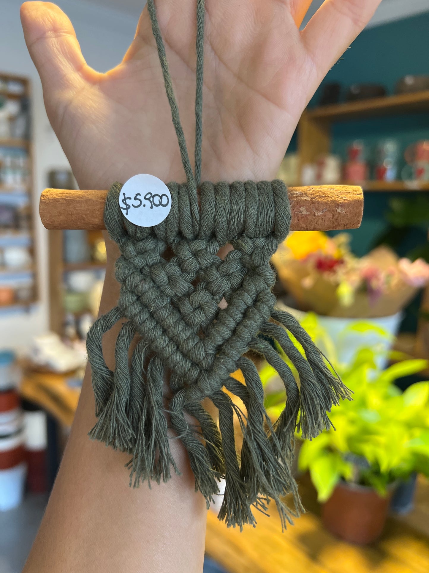 Mini Colgante Canela Macramé