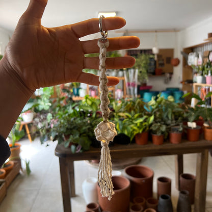 Amuleto Macramé Piedras