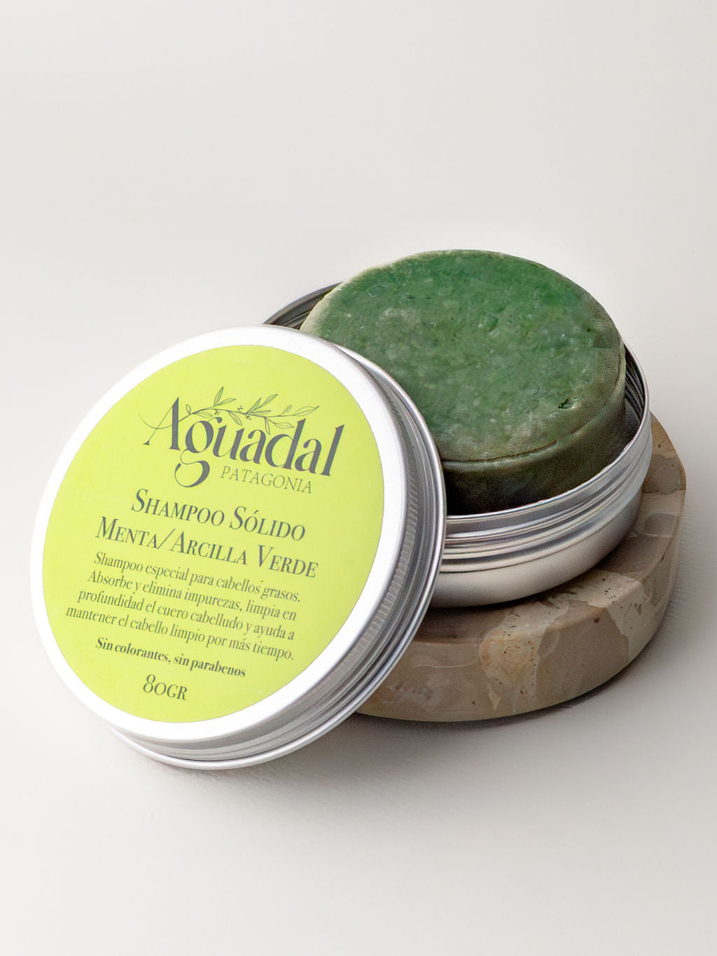 Champú Sólido Menta / Arcilla verde 80 gr