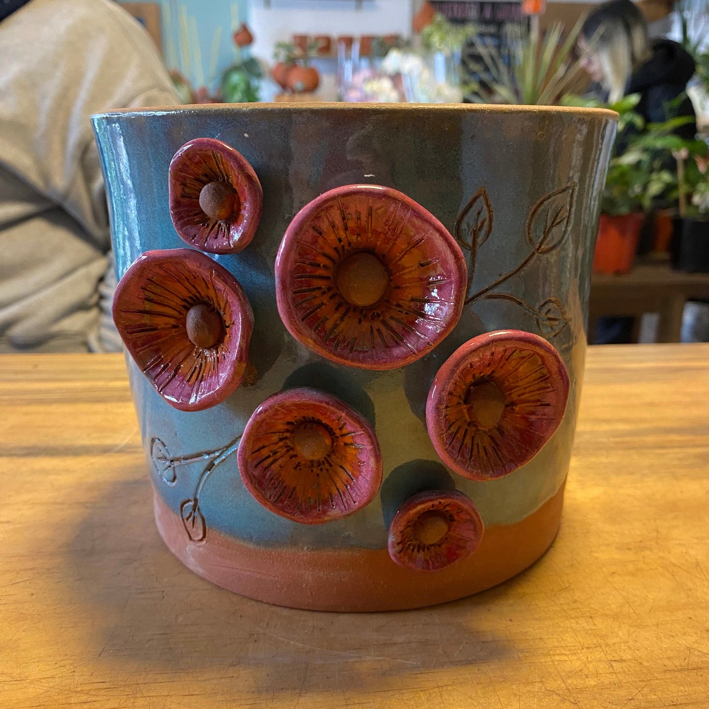 Maceta Ceramica Gress Flores