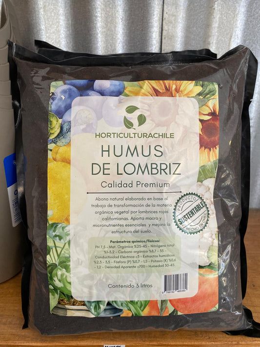 Humus Sólido Horticultura 3L
