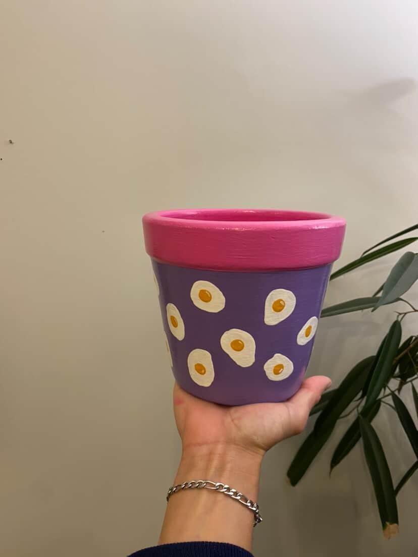 Maceta Huevo Frito