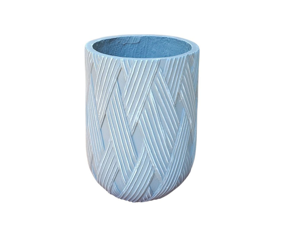 Macetero Fibra De Vidrio "Palma" - La Loca De Las Plantas